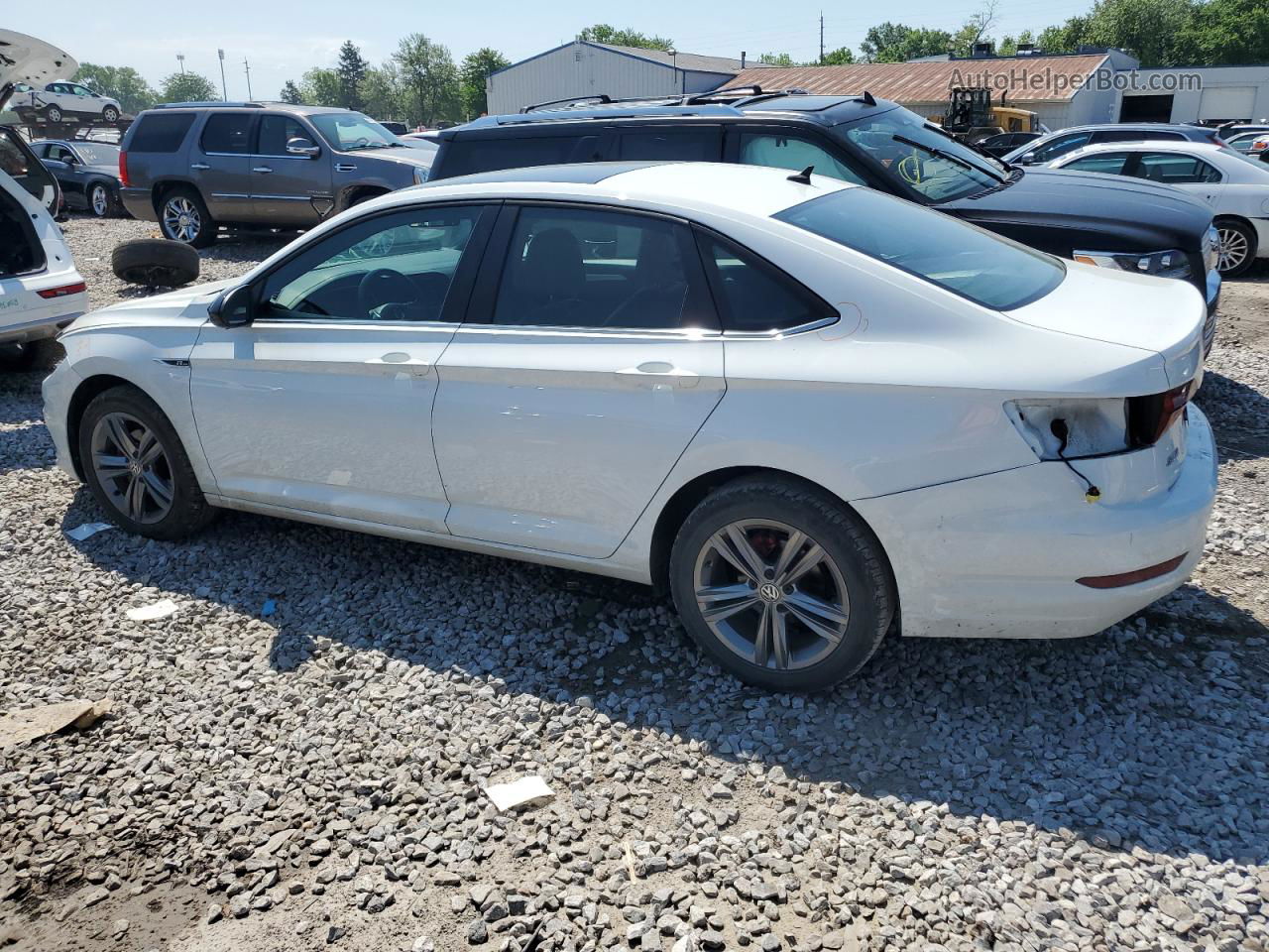 2019 Volkswagen Jetta S White vin: 3VWC57BU5KM227477