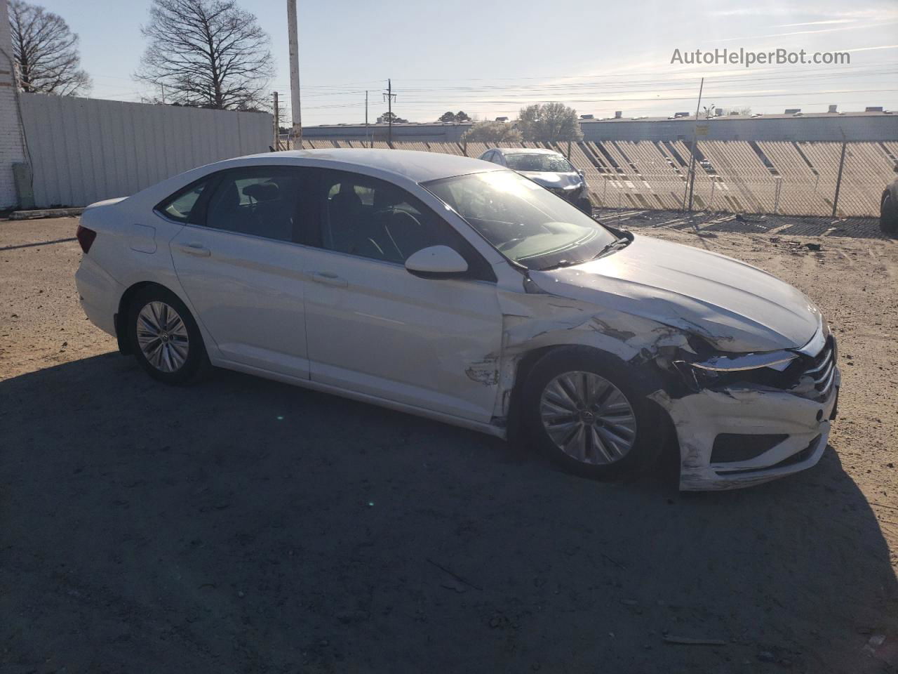 2019 Volkswagen Jetta S White vin: 3VWC57BU6KM020158