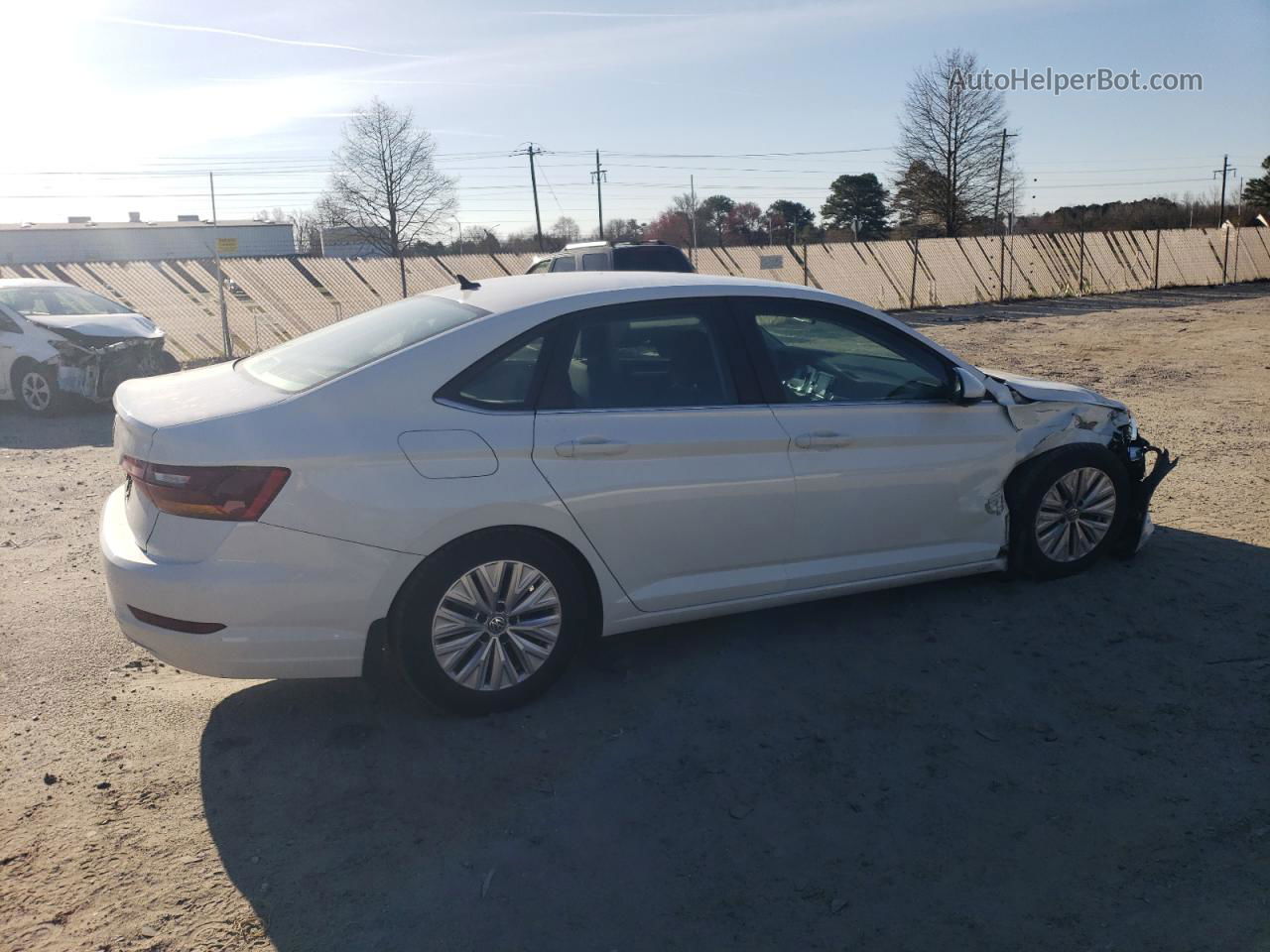 2019 Volkswagen Jetta S Белый vin: 3VWC57BU6KM020158