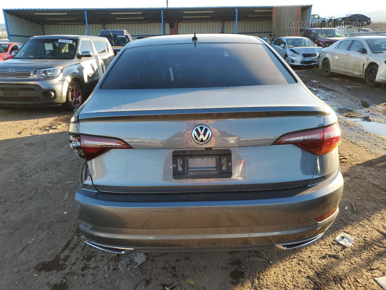 2019 Volkswagen Jetta S Gray vin: 3VWC57BU6KM021701