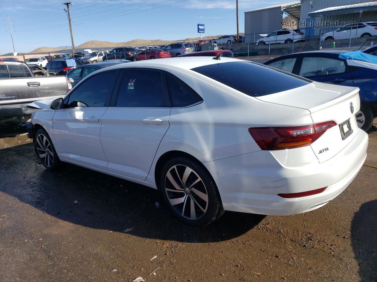 2019 Volkswagen Jetta S White vin: 3VWC57BU6KM030723