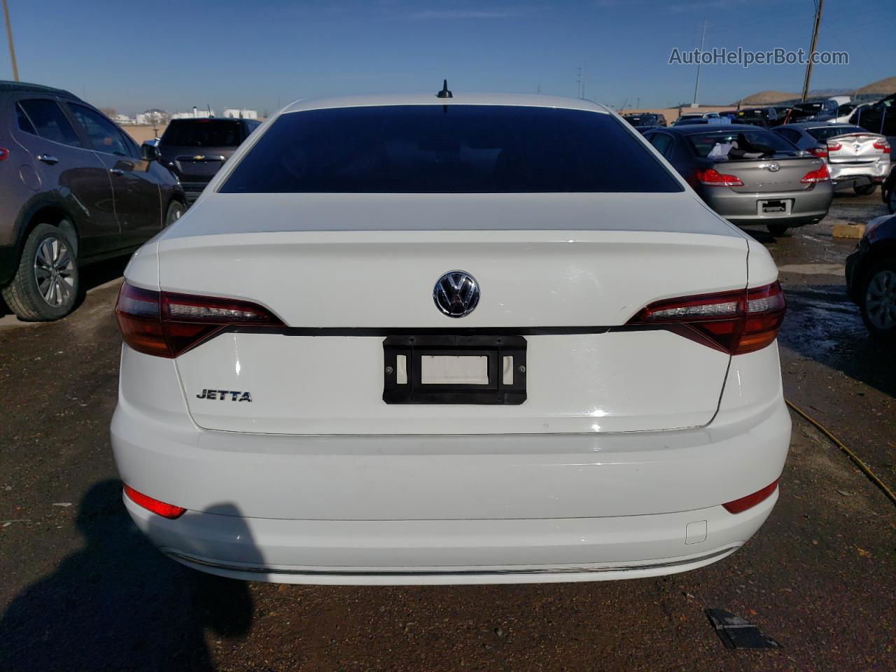 2019 Volkswagen Jetta S White vin: 3VWC57BU6KM030723