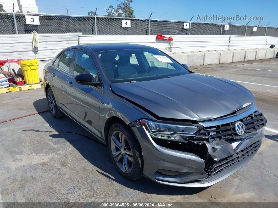 2019 Volkswagen Jetta 1.4t R-line/1.4t S/1.4t Se Gray vin: 3VWC57BU6KM040703