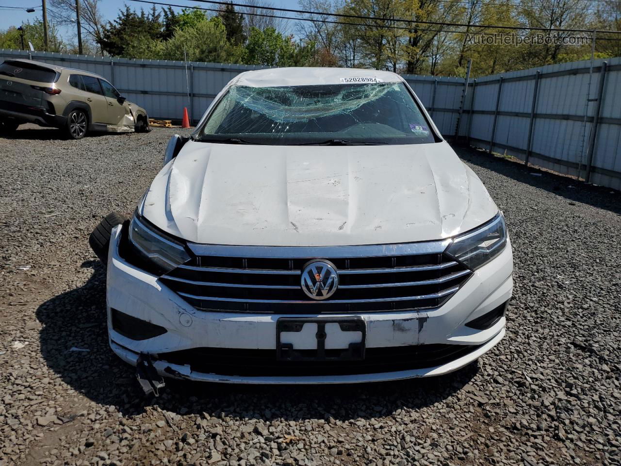 2019 Volkswagen Jetta S White vin: 3VWC57BU6KM065942