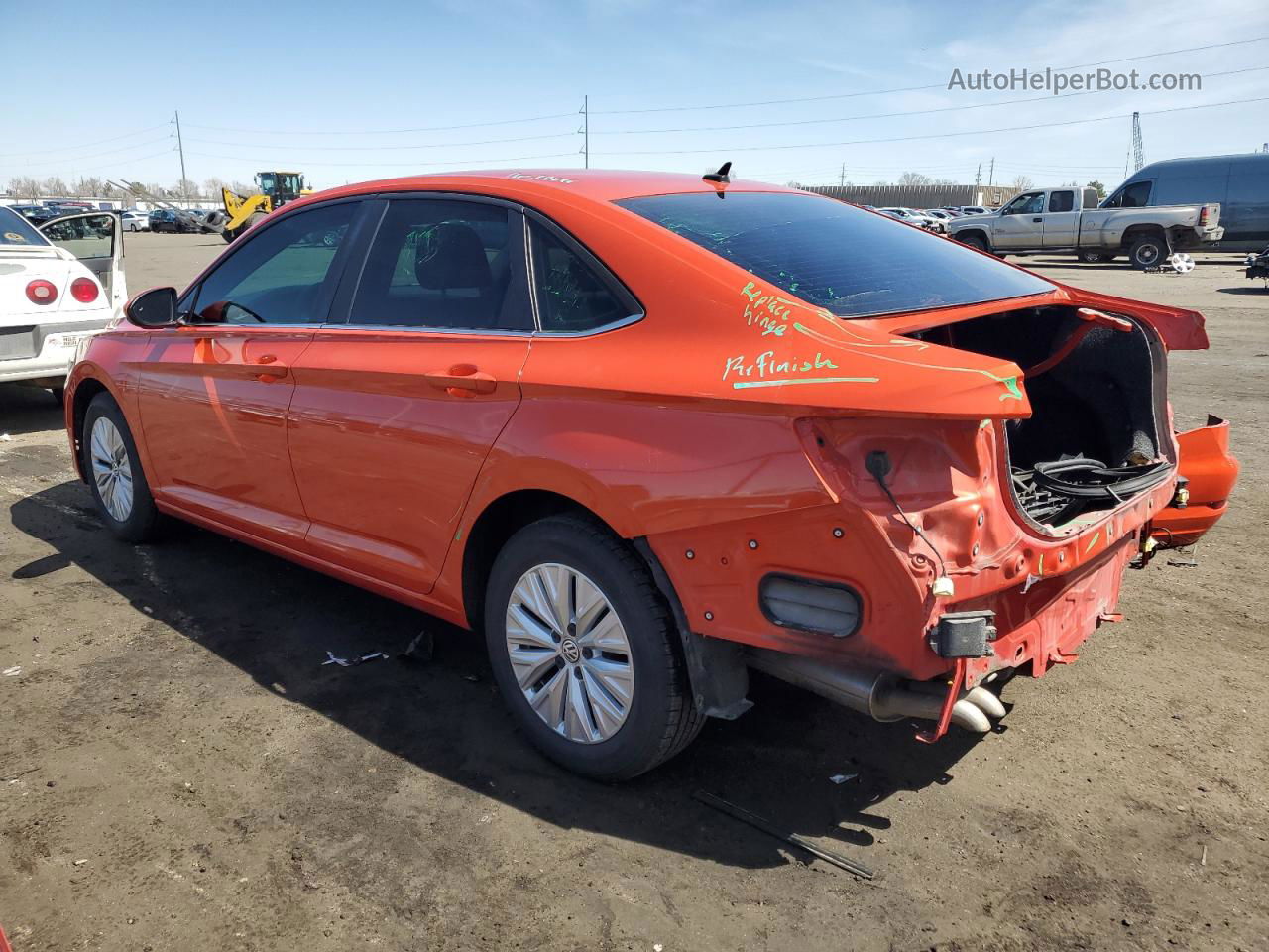 2019 Volkswagen Jetta S Оранжевый vin: 3VWC57BU6KM071997