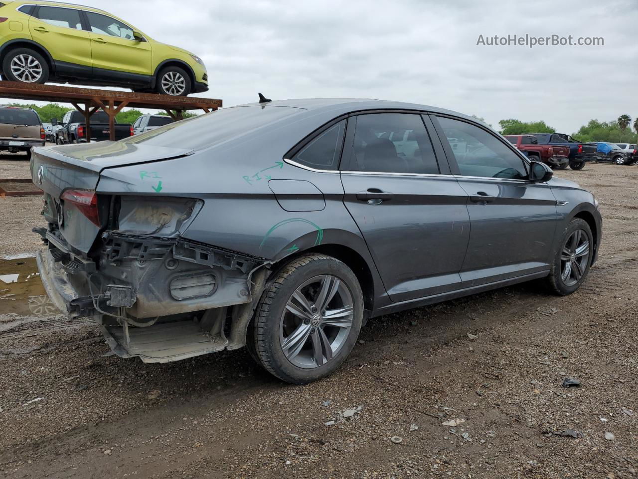 2019 Volkswagen Jetta S Серый vin: 3VWC57BU6KM078030