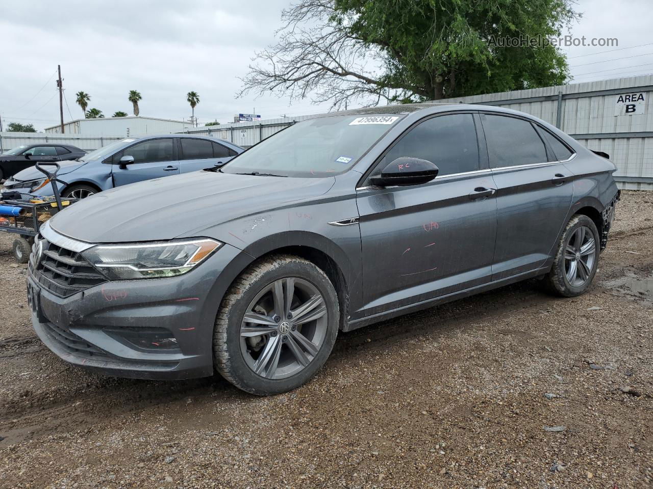 2019 Volkswagen Jetta S Gray vin: 3VWC57BU6KM078030