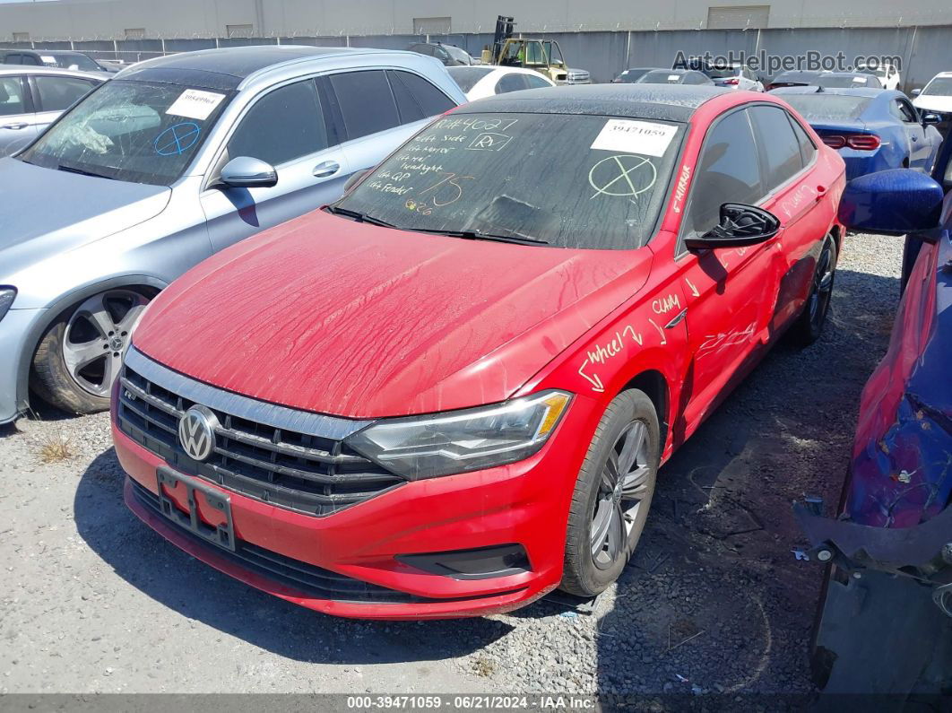 2019 Volkswagen Jetta 1.4t R-line/1.4t S/1.4t Se Red vin: 3VWC57BU6KM101855