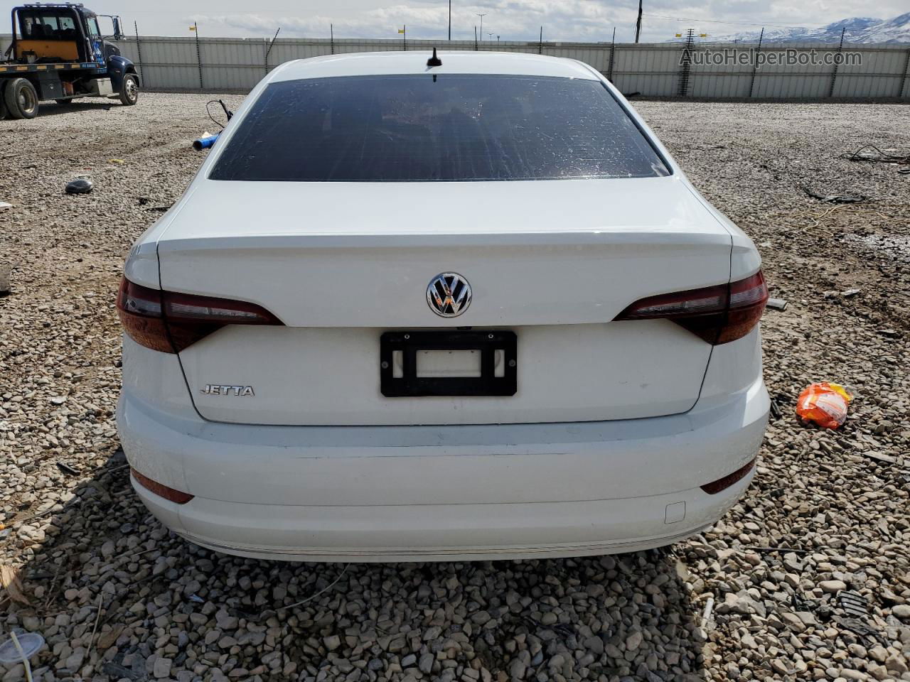 2019 Volkswagen Jetta S White vin: 3VWC57BU6KM122138