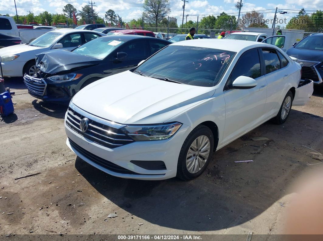 2019 Volkswagen Jetta 1.4t R-line/1.4t S/1.4t Se White vin: 3VWC57BU6KM125315