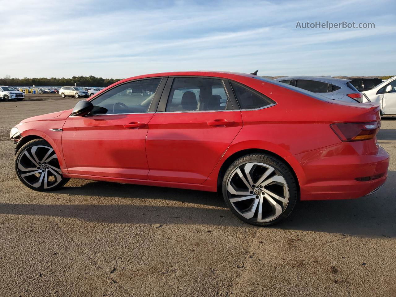 2019 Volkswagen Jetta S Red vin: 3VWC57BU6KM180900