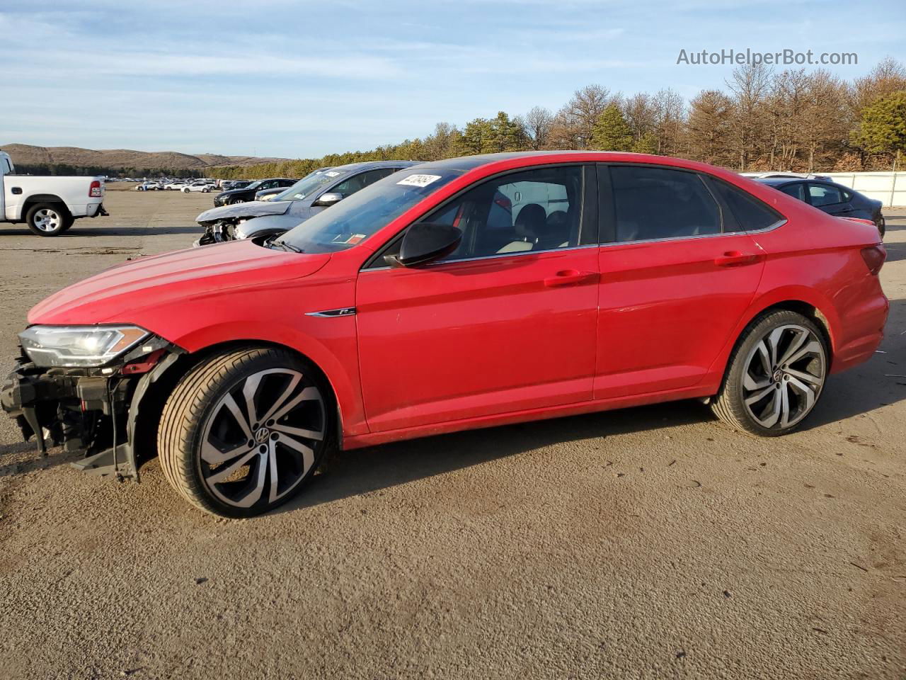 2019 Volkswagen Jetta S Red vin: 3VWC57BU6KM180900