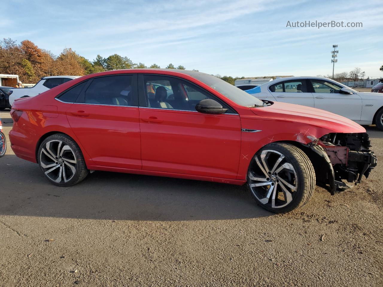 2019 Volkswagen Jetta S Red vin: 3VWC57BU6KM180900