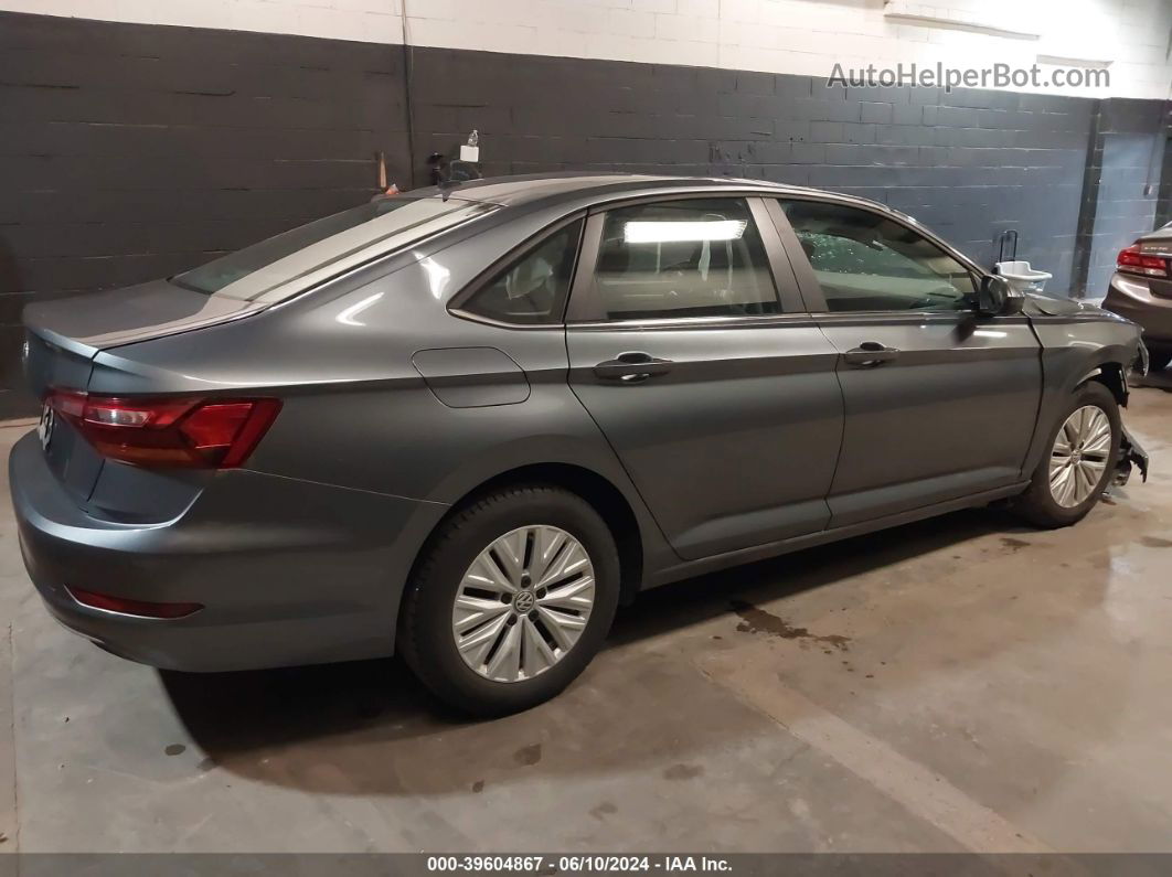 2019 Volkswagen Jetta 1.4t R-line/1.4t S/1.4t Se Gray vin: 3VWC57BU6KM258608