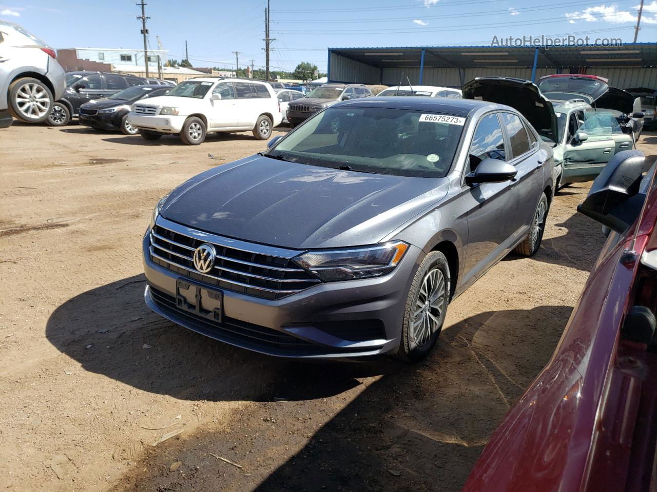 2019 Volkswagen Jetta S Charcoal vin: 3VWC57BU6KM268636