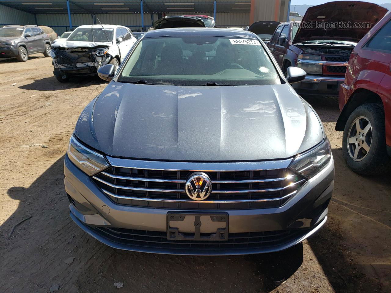 2019 Volkswagen Jetta S Charcoal vin: 3VWC57BU6KM268636