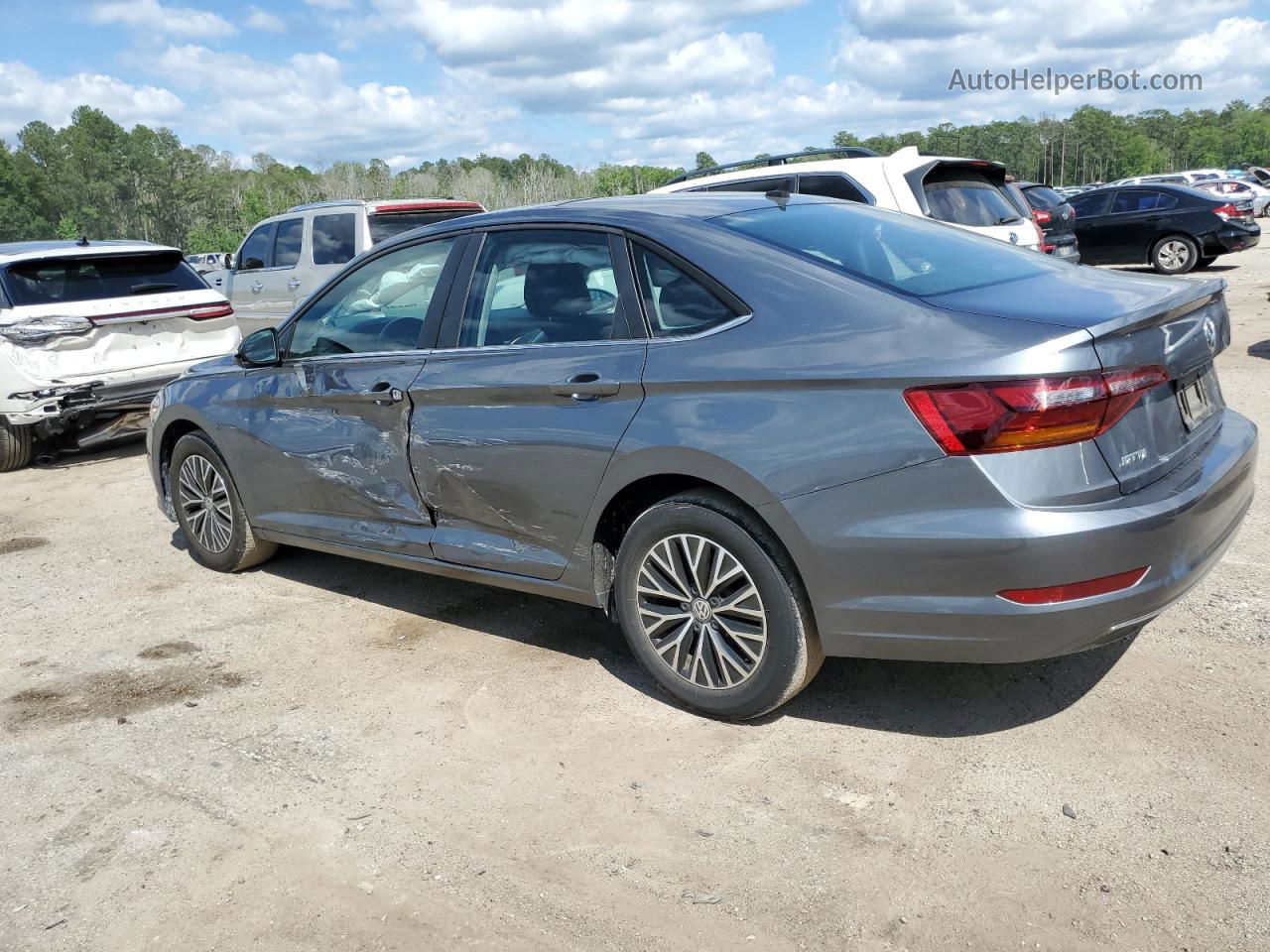 2019 Volkswagen Jetta S Gray vin: 3VWC57BU7KM006821