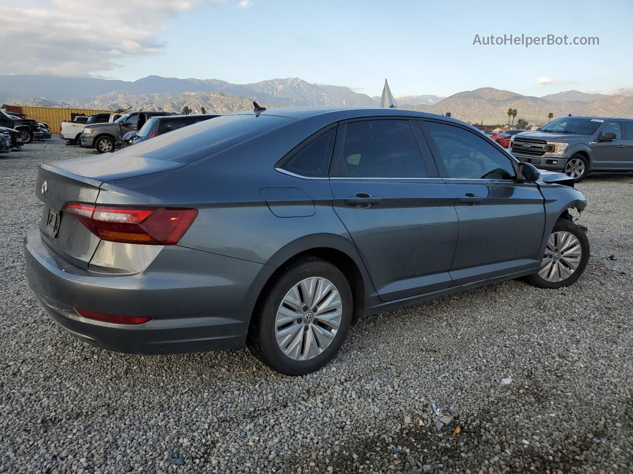 2019 Volkswagen Jetta S Gray vin: 3VWC57BU7KM023621