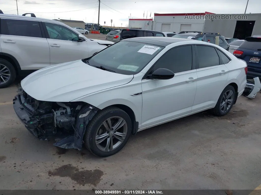 2019 Volkswagen Jetta 1.4t R-line/1.4t S/1.4t Se Белый vin: 3VWC57BU7KM063536