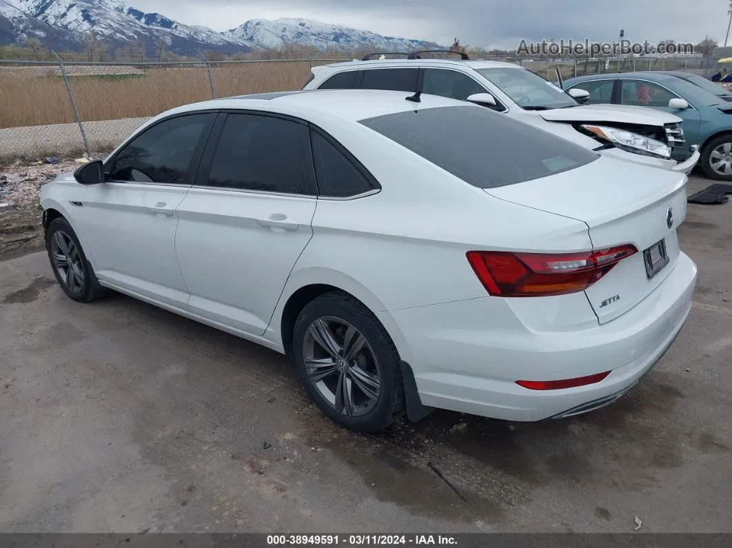 2019 Volkswagen Jetta 1.4t R-line/1.4t S/1.4t Se White vin: 3VWC57BU7KM063536