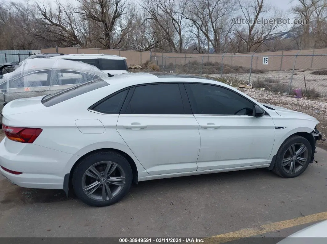 2019 Volkswagen Jetta 1.4t R-line/1.4t S/1.4t Se White vin: 3VWC57BU7KM063536