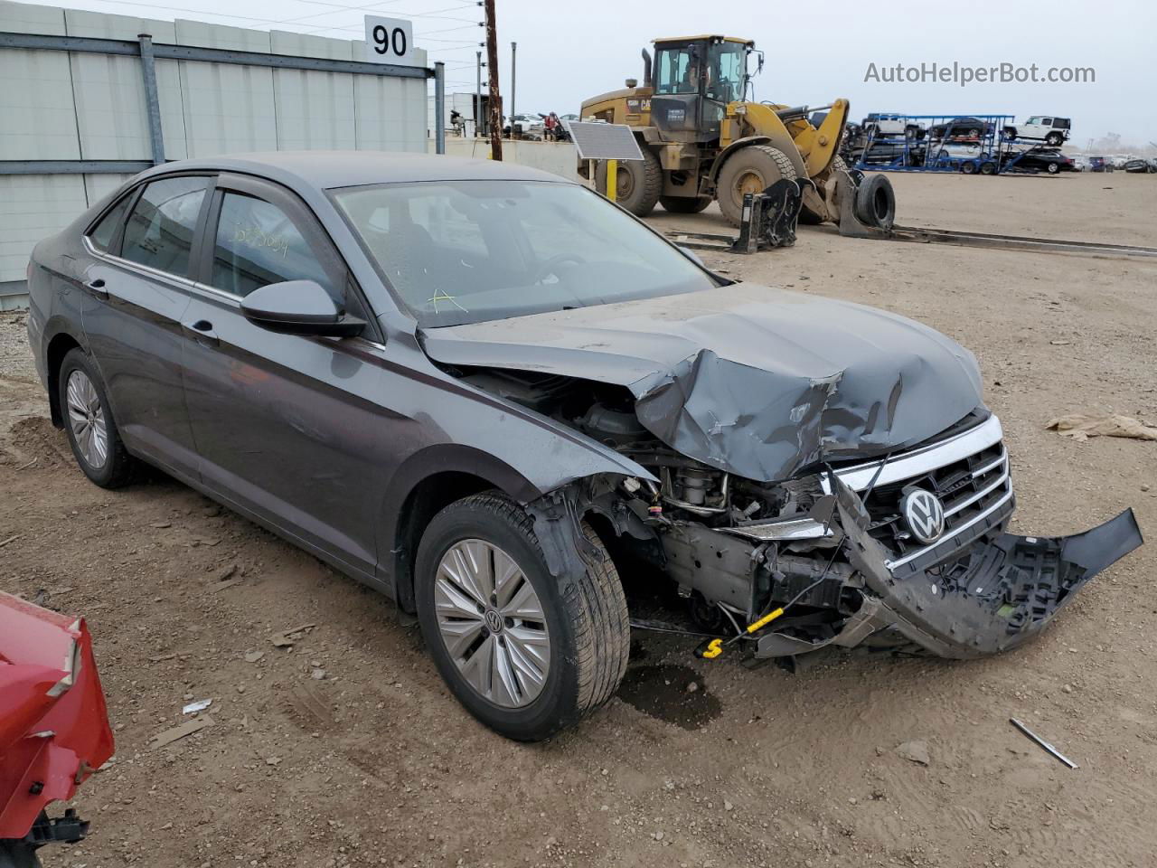 2019 Volkswagen Jetta S Gray vin: 3VWC57BU7KM066470