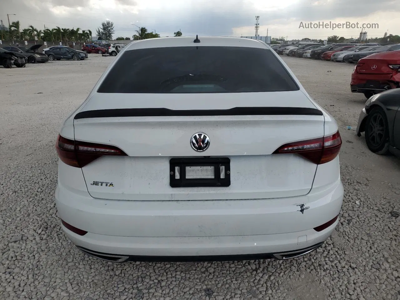 2019 Volkswagen Jetta S White vin: 3VWC57BU7KM081454