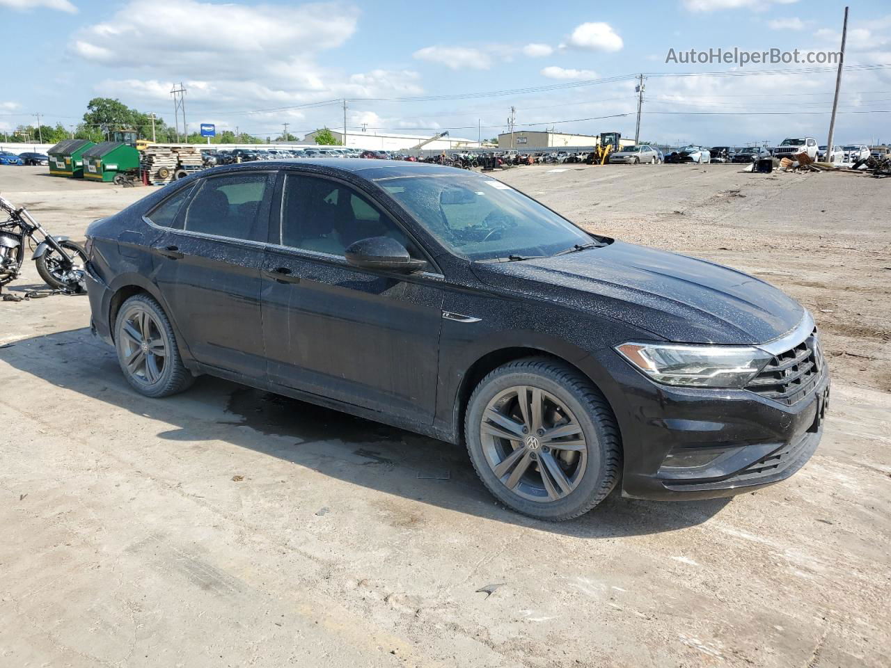 2019 Volkswagen Jetta S Black vin: 3VWC57BU7KM086962