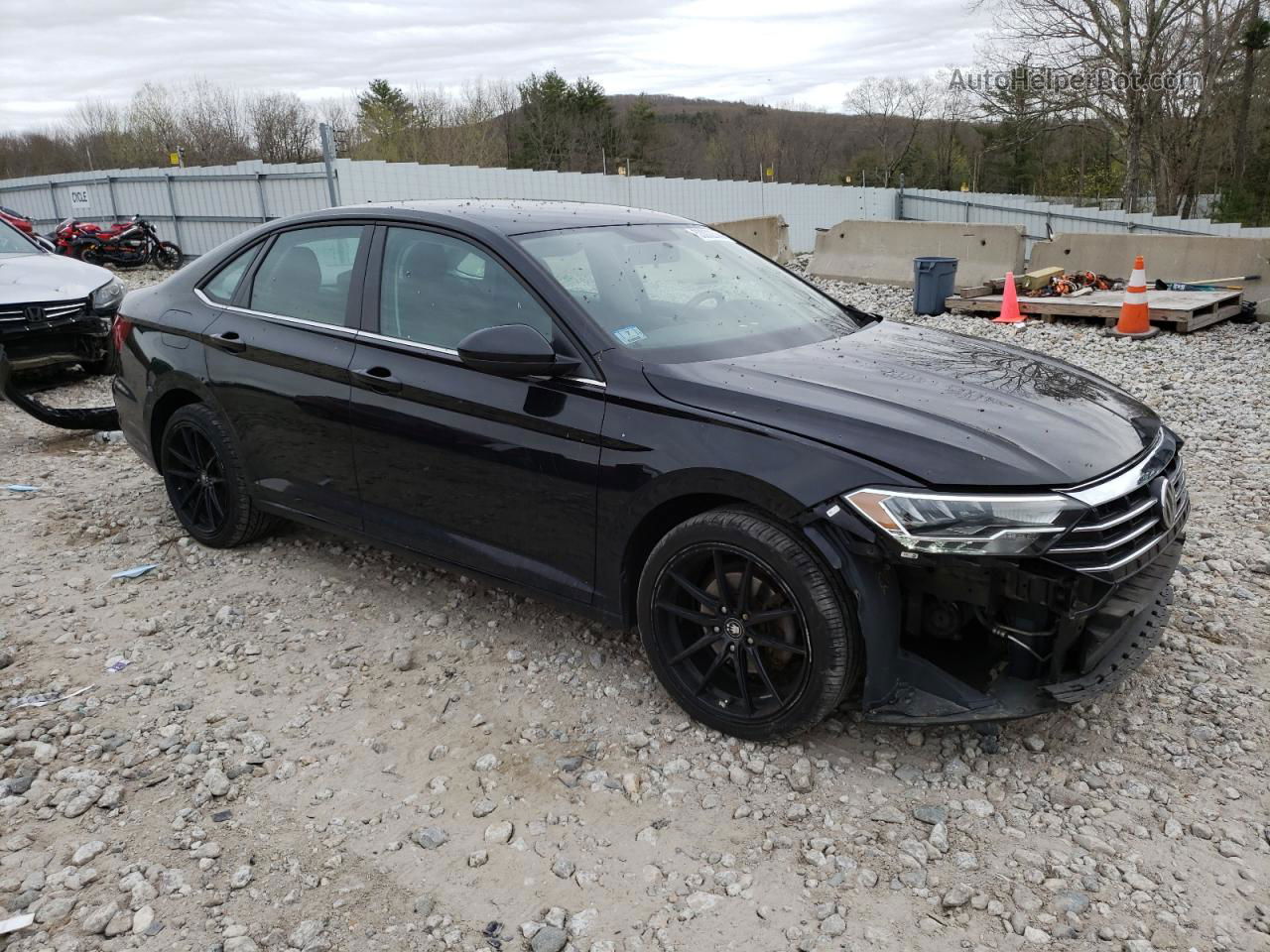 2019 Volkswagen Jetta S Black vin: 3VWC57BU7KM094768