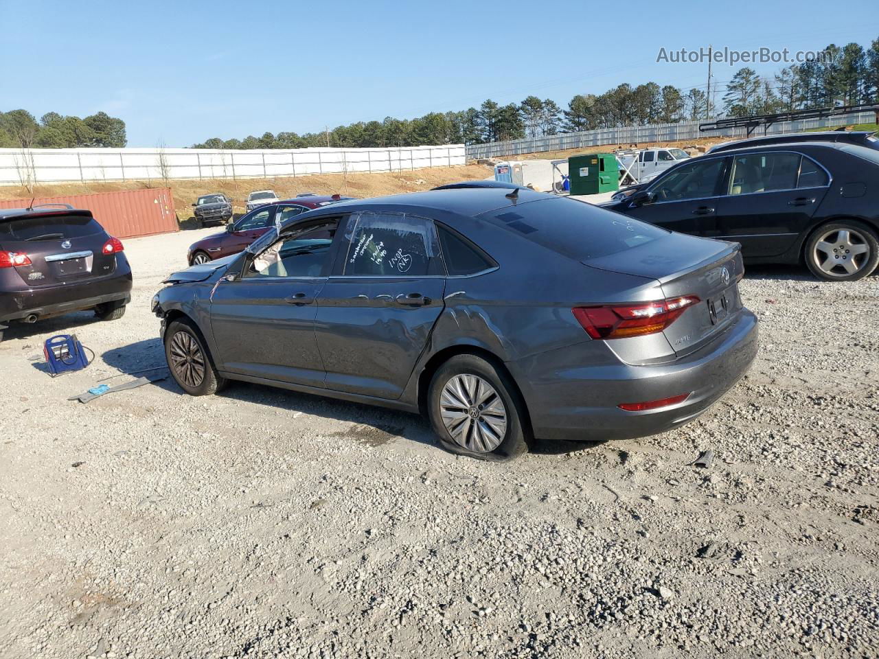 2019 Volkswagen Jetta S Gray vin: 3VWC57BU7KM095693