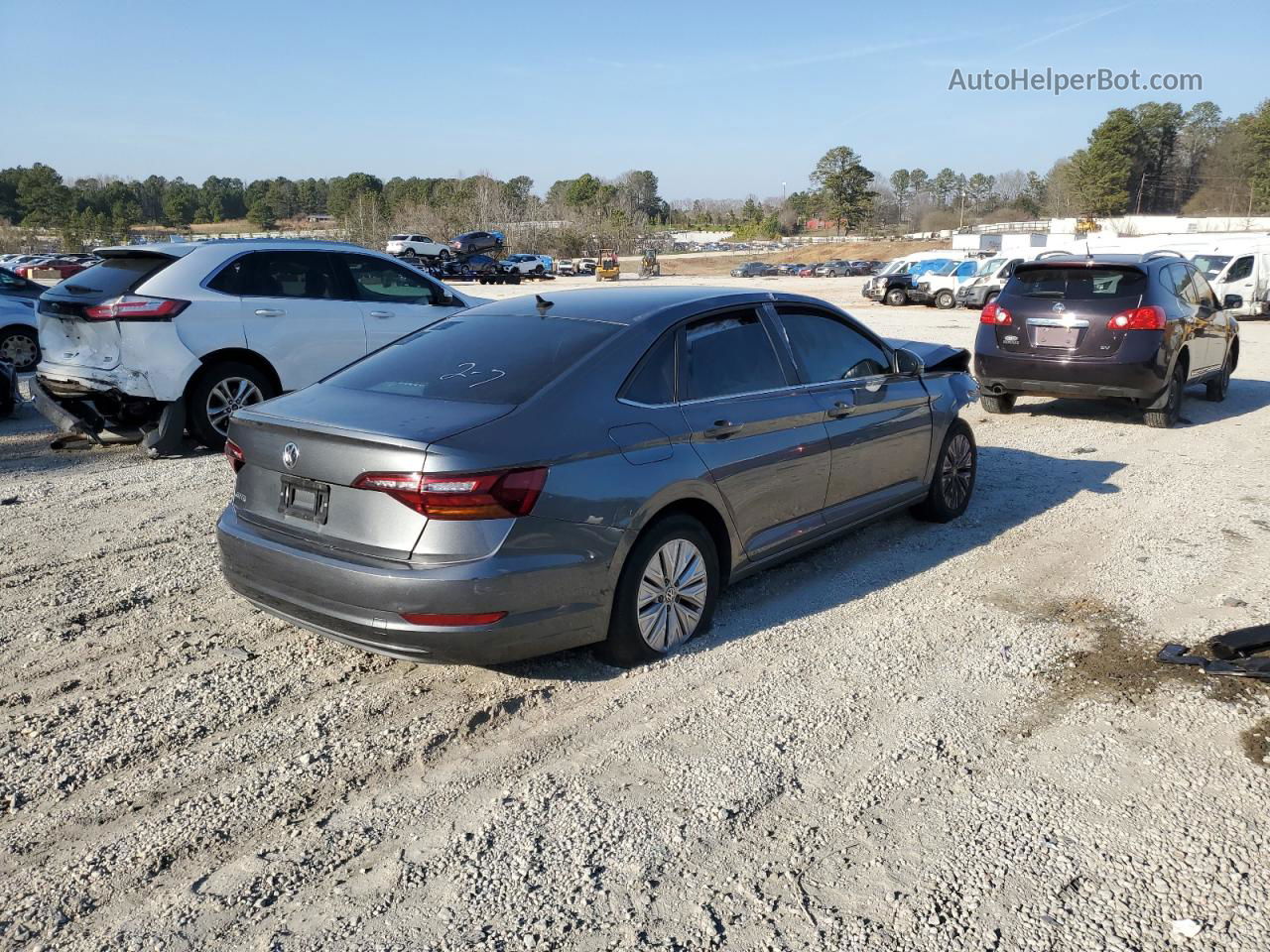 2019 Volkswagen Jetta S Gray vin: 3VWC57BU7KM095693