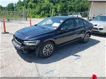 2019 Volkswagen Jetta 1.4t R-line/1.4t S/1.4t Se Black vin: 3VWC57BU7KM096553