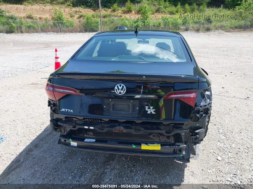 2019 Volkswagen Jetta 1.4t R-line/1.4t S/1.4t Se Black vin: 3VWC57BU7KM096553