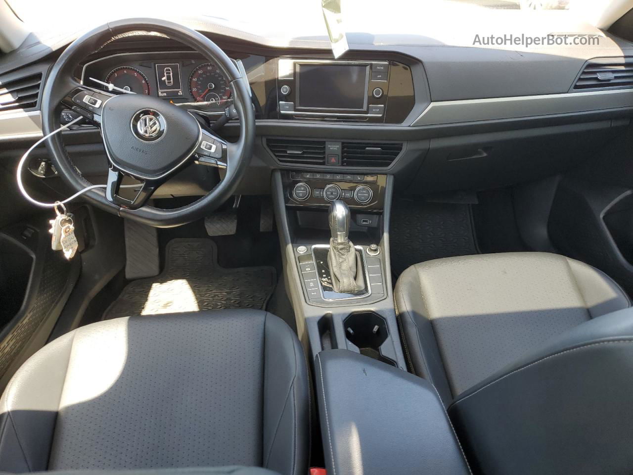 2019 Volkswagen Jetta S White vin: 3VWC57BU7KM120771