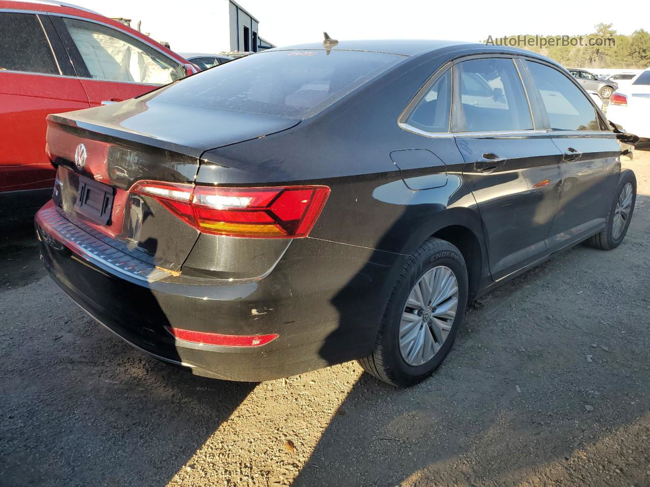 2019 Volkswagen Jetta S Black vin: 3VWC57BU7KM198676