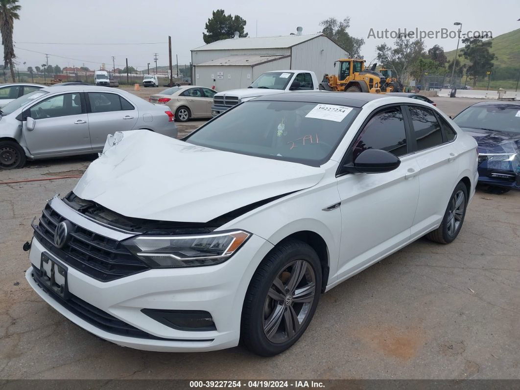 2019 Volkswagen Jetta 1.4t R-line/1.4t S/1.4t Se White vin: 3VWC57BU7KM202791