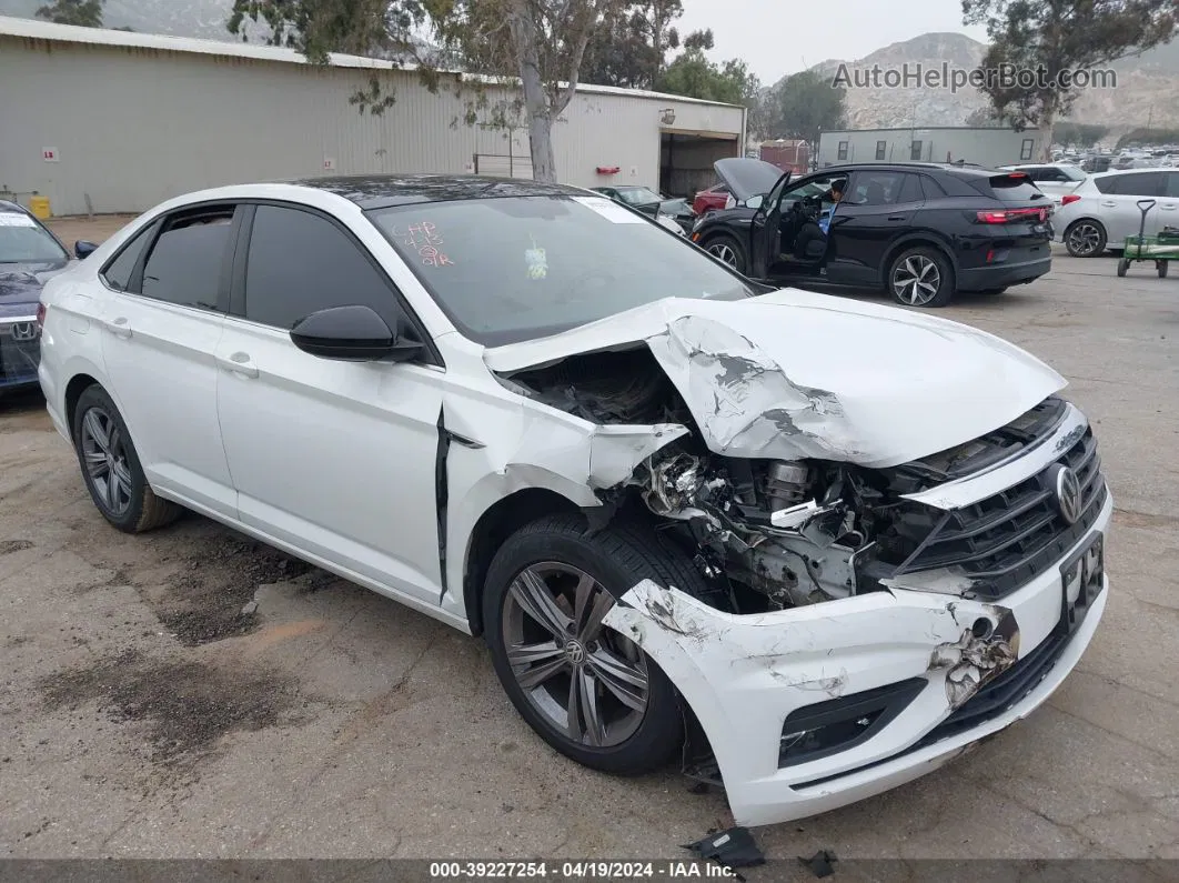 2019 Volkswagen Jetta 1.4t R-line/1.4t S/1.4t Se White vin: 3VWC57BU7KM202791