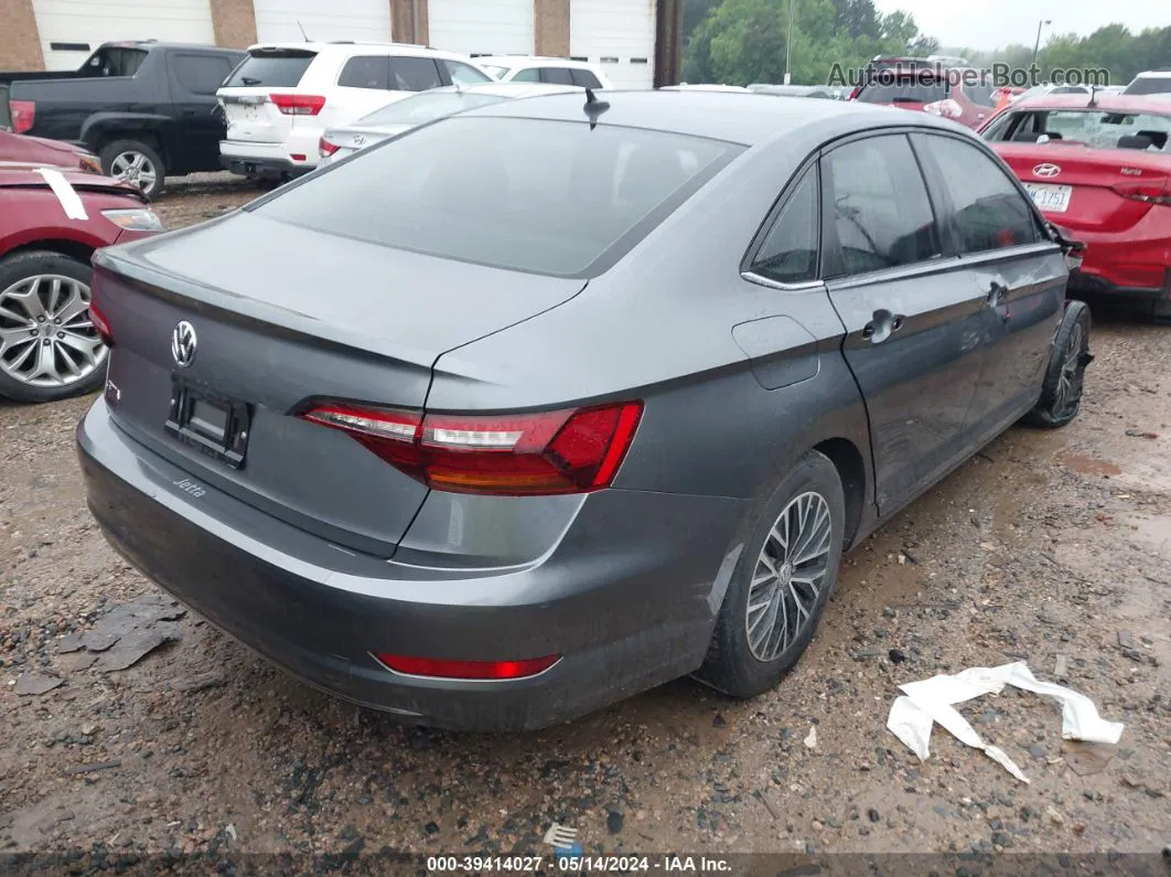 2019 Volkswagen Jetta 1.4t R-line/1.4t S/1.4t Se Gray vin: 3VWC57BU7KM242868