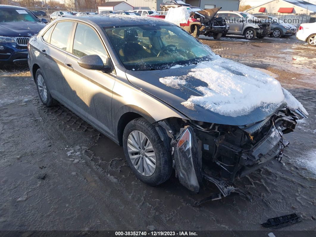 2019 Volkswagen Jetta 1.4t R-line/1.4t S/1.4t Se Gray vin: 3VWC57BU7KM262067