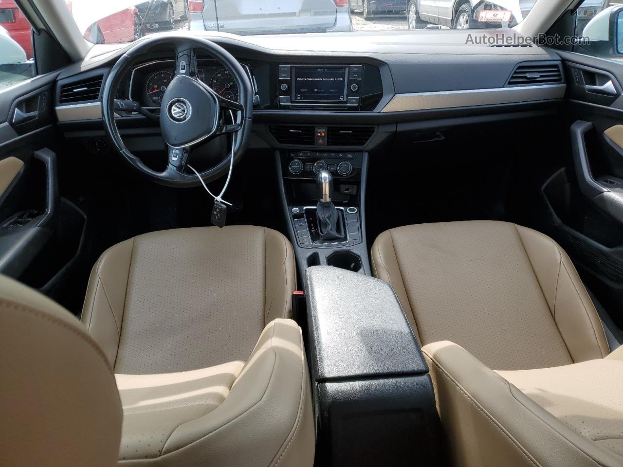 2019 Volkswagen Jetta S White vin: 3VWC57BU8KM103641