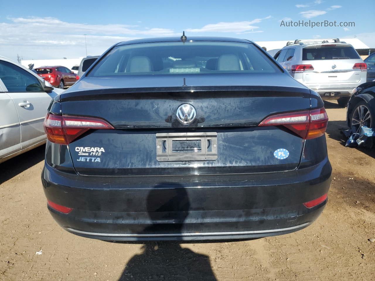 2019 Volkswagen Jetta S Черный vin: 3VWC57BU8KM029881