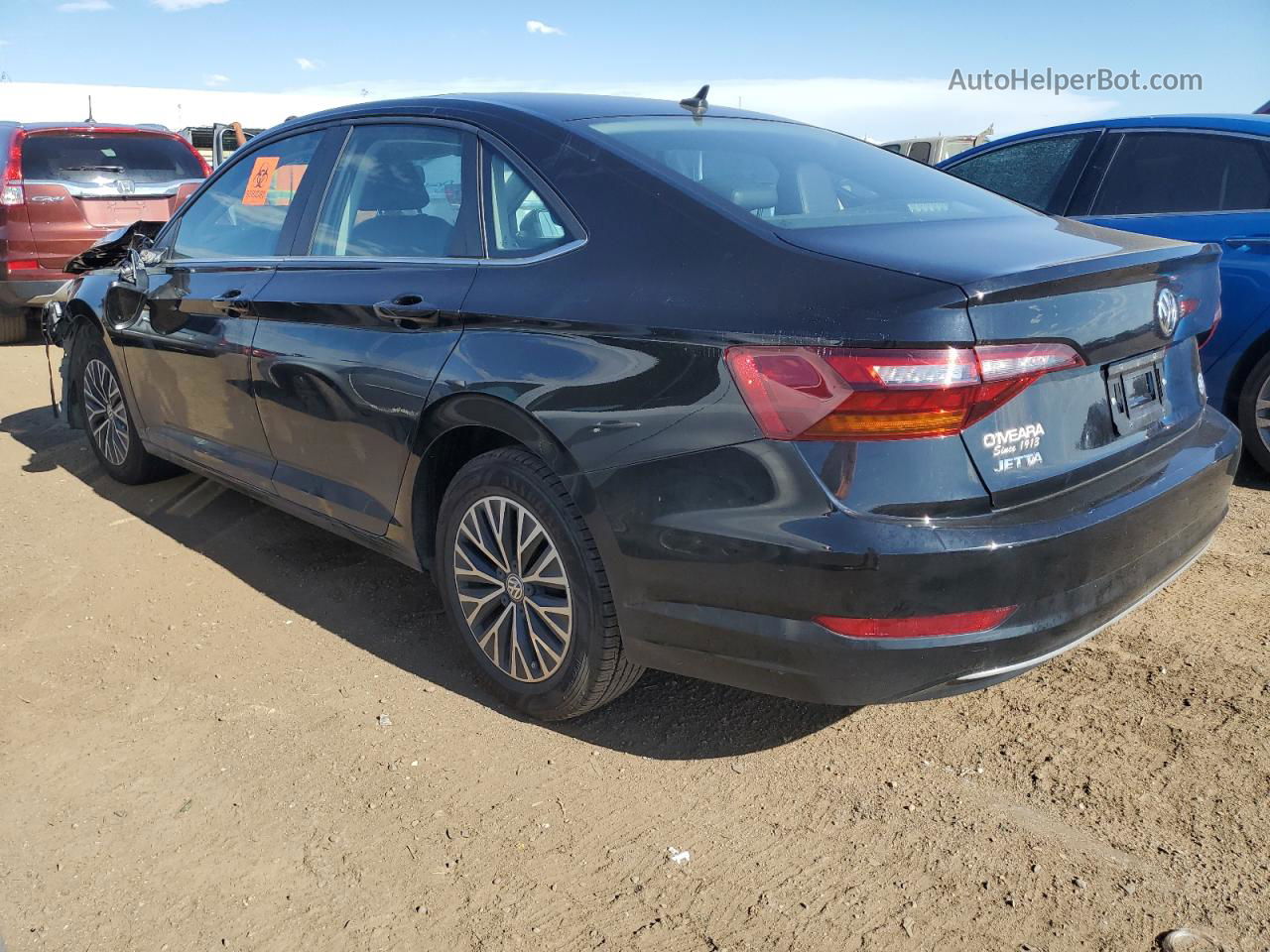 2019 Volkswagen Jetta S Черный vin: 3VWC57BU8KM029881