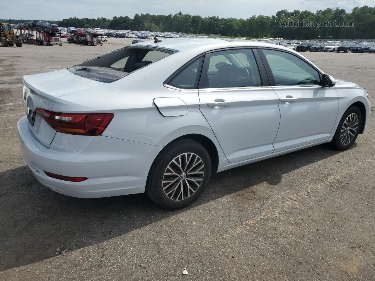 2019 Volkswagen Jetta S White vin: 3VWC57BU8KM069944