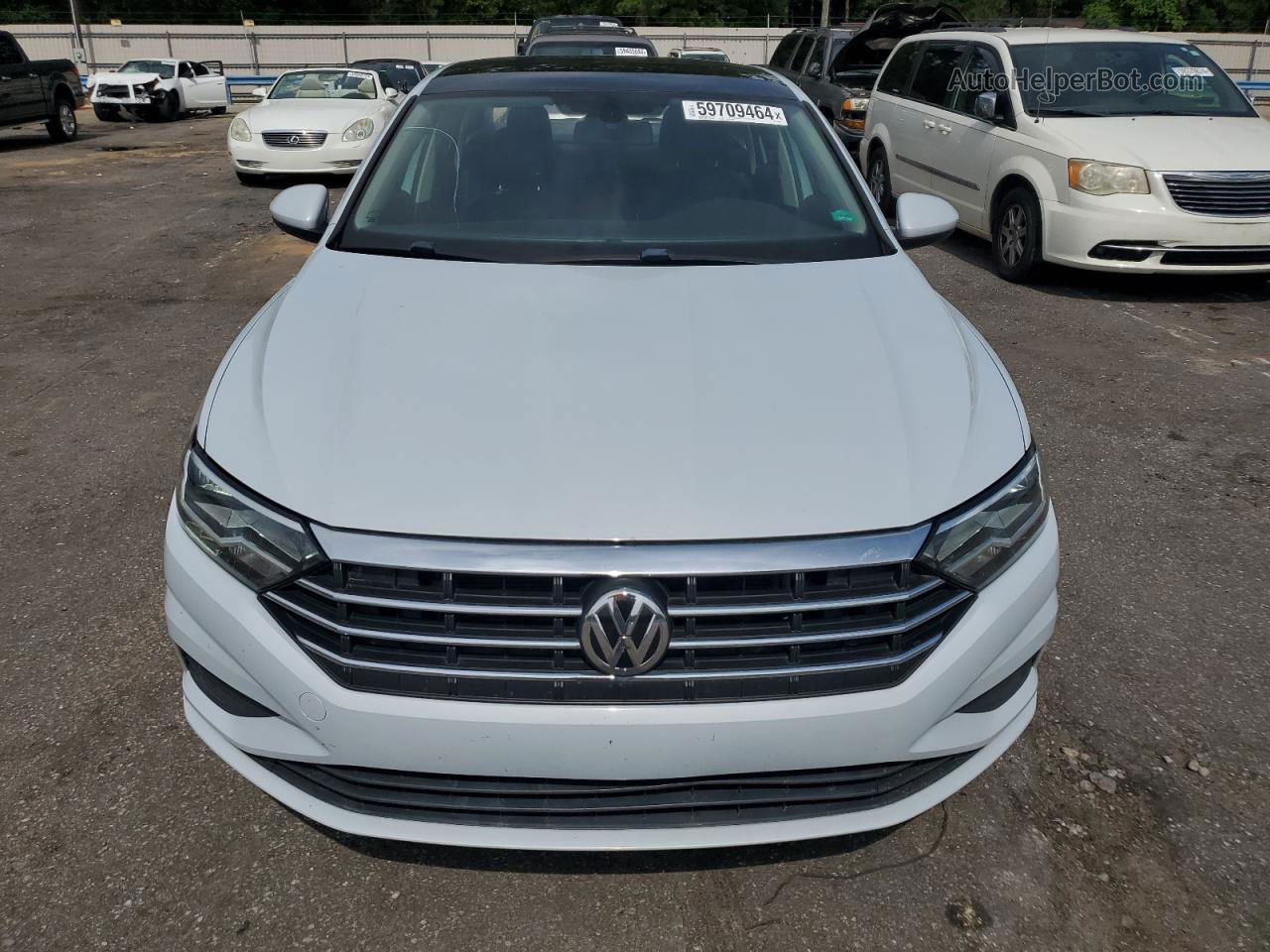 2019 Volkswagen Jetta S White vin: 3VWC57BU8KM069944