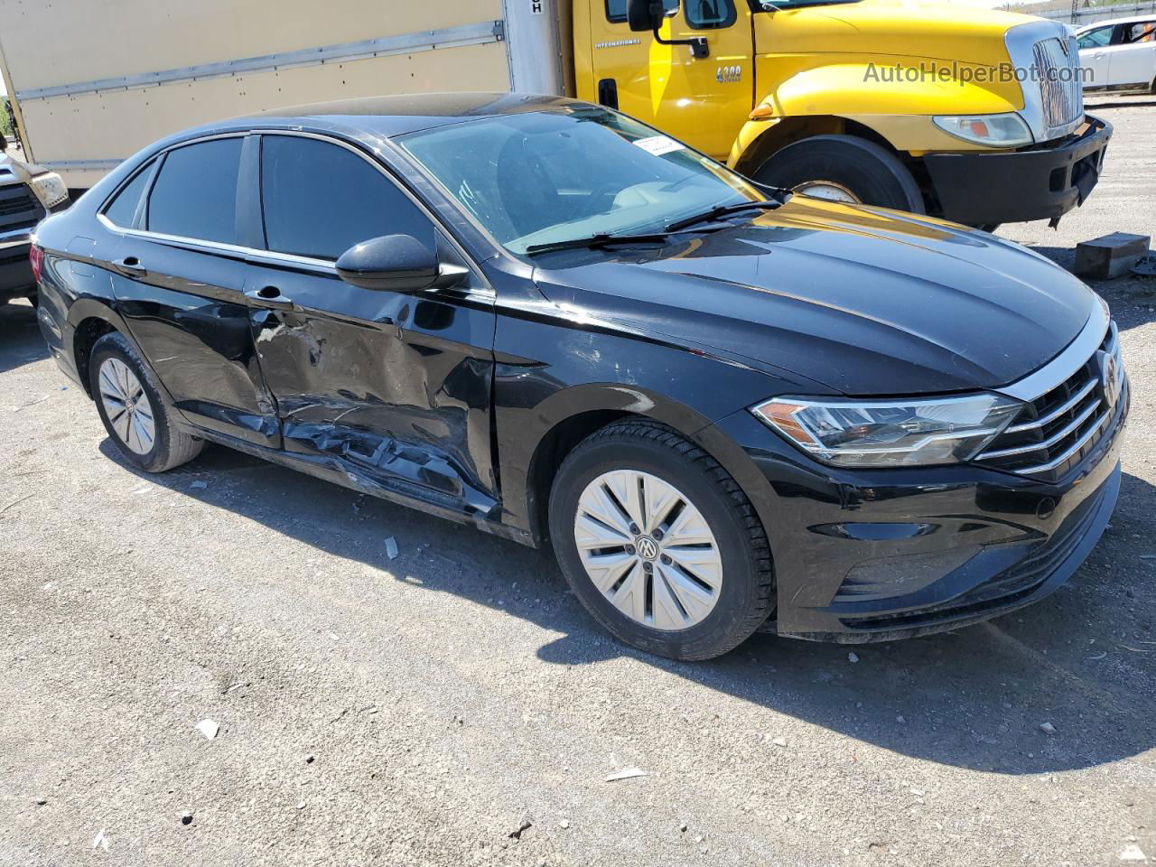 2019 Volkswagen Jetta S Black vin: 3VWC57BU8KM079924