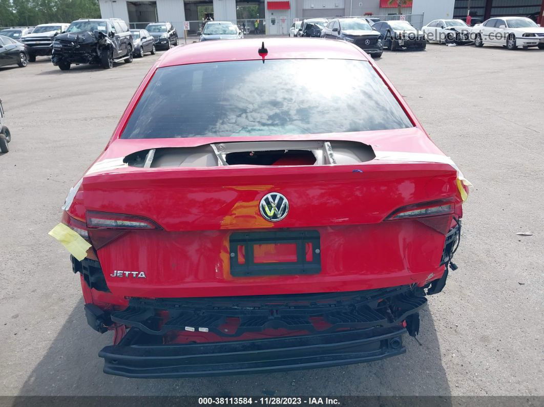 2019 Volkswagen Jetta 1.4t R-line/1.4t S/1.4t Se Red vin: 3VWC57BU8KM109942