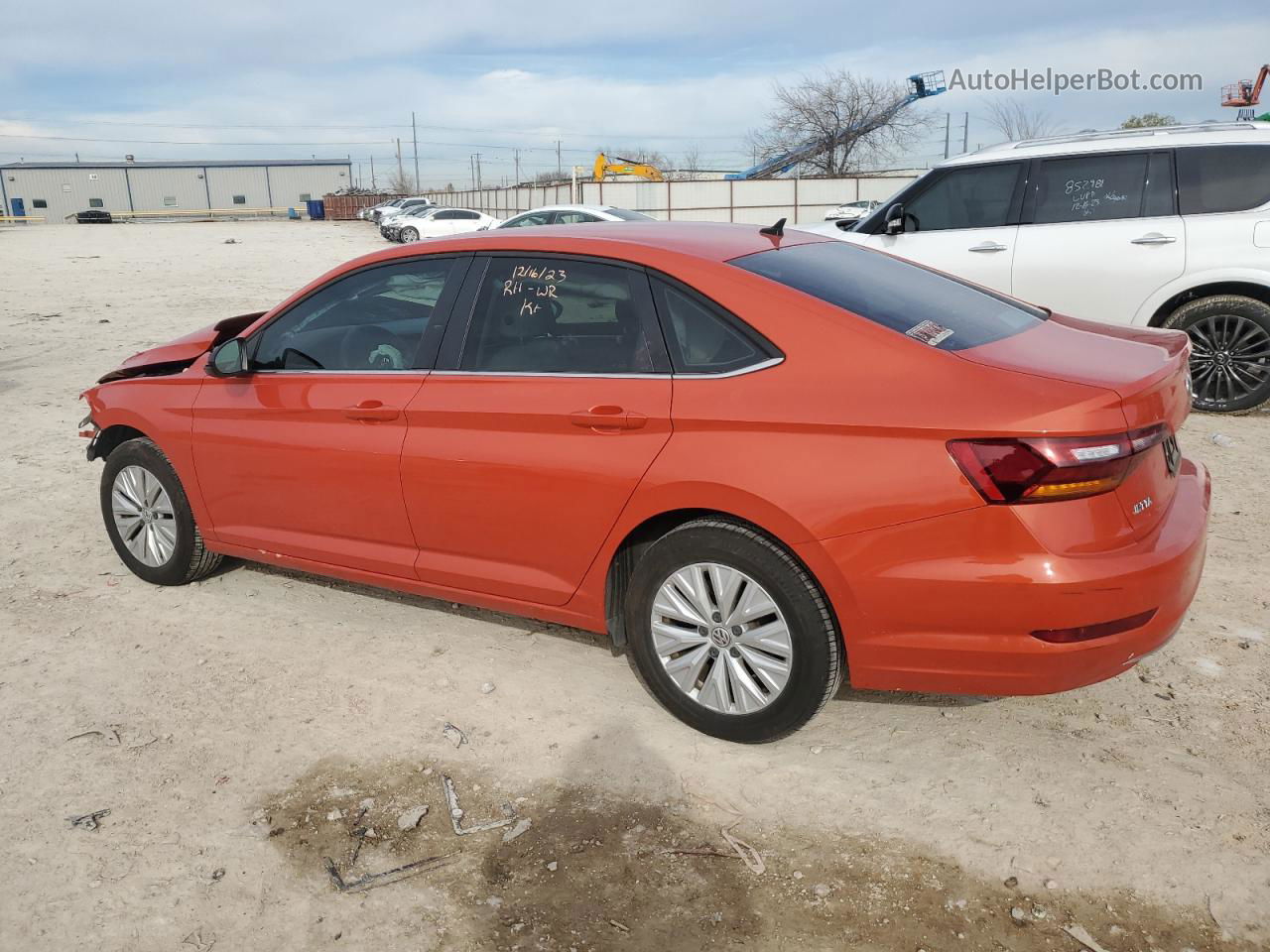 2019 Volkswagen Jetta S Orange vin: 3VWC57BU8KM113280