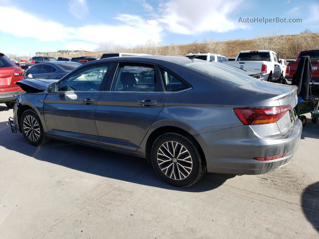 2019 Volkswagen Jetta S Gray vin: 3VWC57BU8KM137921