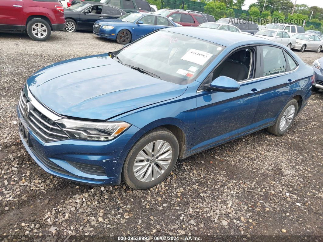 2019 Volkswagen Jetta 1.4t R-line/1.4t S/1.4t Se Blue vin: 3VWC57BU8KM148322