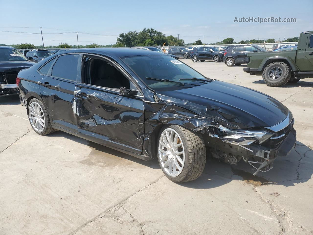 2019 Volkswagen Jetta S Black vin: 3VWC57BU8KM172961